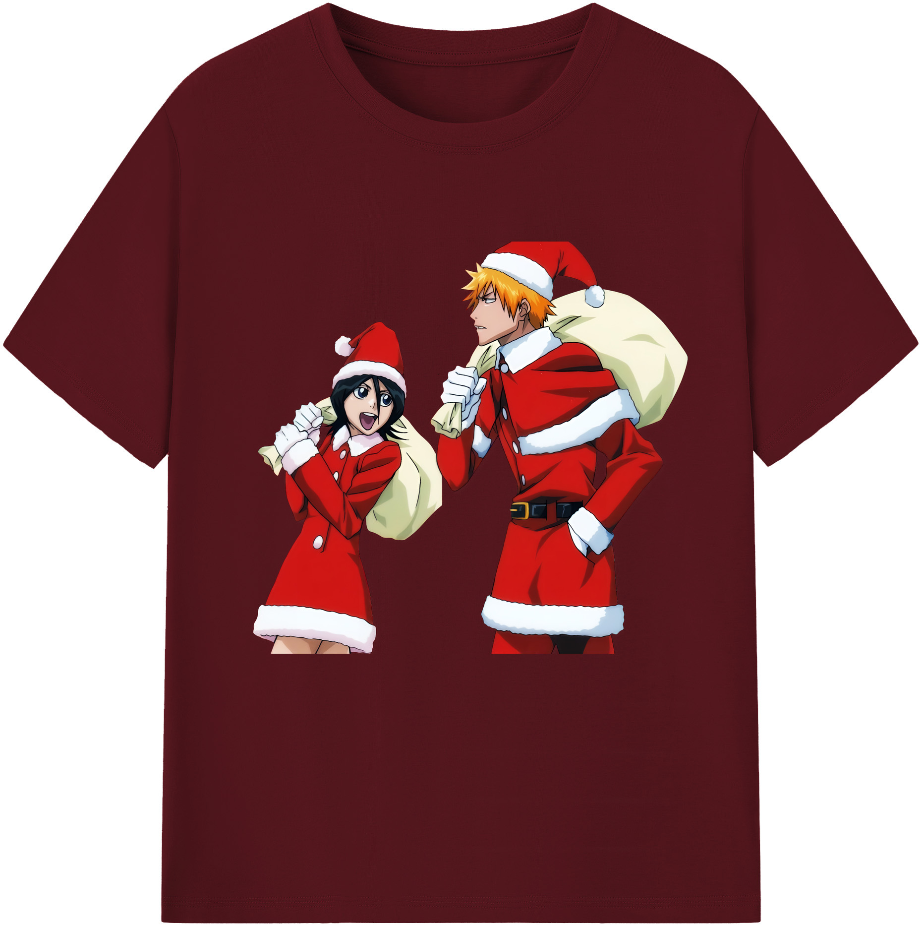 （画像用） ブリーチ 朽木ルキア BLEACH Kuchiki Rukia 綿100％半袖Tシャツ（フロントプリント）